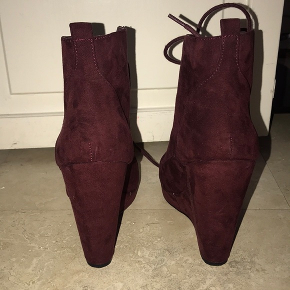 Suede Wedges - Picture 2 of 4
